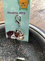Halloween Healing Gemstone Collar Charm & Purse Accessory - Unique Pet Charm for Spooky Season