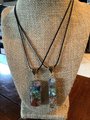 Healing chakra gemstone and orgone necklace, pendant. Meditation, and spiritual, Car mobile protector.