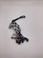 Crystal gemstone car protection hanger,rear view mirror accessory,crystal car charm, car accessory, all with a chosen charm.
