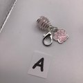 Healing crystal gemstone pet charm, collar charm, pet amulet, protection pet charm. Purse charm, crystals for dogs, cats, zipper pull.