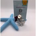 Healing clear quartz pet charm, purse pull, pet amulet