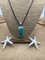 Healing Amazonite pendant known for its properties to help with health, protection,vitality,confidence, happiness, and calmness.