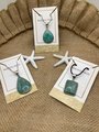 Healing Amazonite pendant known for its properties to help with health, protection,vitality,confidence, happiness, and calmness.