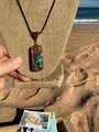 Healing chakra gemstone and orgone necklace, pendant. Meditation, and spiritual, Car mobile protector.