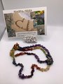 Healing Chakra gemstone chip necklace