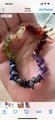 Chakra chip bracelet, healing, nature inspired, stretch bracelet.