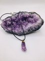 Crystal Necklace: Healing Amethyst Pendant for Energy and Balance, Natural Gemstone Jewelry, Unique Gift Idea