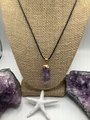 Crystal Necklace: Healing Amethyst Pendant for Energy and Balance, Natural Gemstone Jewelry, Unique Gift Idea