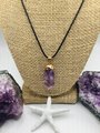 Crystal Necklace: Healing Amethyst Pendant for Energy and Balance, Natural Gemstone Jewelry, Unique Gift Idea