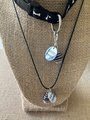 Matching Pet and Owner Collar Jewelry Set - Crystal Charm & Necklace - Perfect Pet and Owner Matching Jewelry Gift