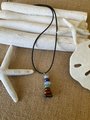 Chakra healing gemstone necklace and earring set. Chakra Balancing Jewelry Set.