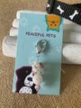 Healing Crystal Pet Charm - Crystal pet jewelry-Rose Quartz Dog Collar Jewelry - Handmade Holistic Protection for Pets & Purses