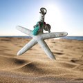 Healing Clear Crystal Pet Collar Charm w/ Flip Flop Accent - Gemstone Accessory for Pets, Purses & Zippers