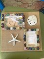 Natural Gemstone Picture Frame - Healing Crystal Decor - Boho Chic Frame for Photos - Unique Handmade Gift