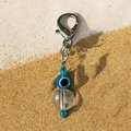 Pet Protection Charm, Evil Eye and Healing gemstones for pet safety ,  Purse charm.