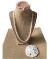 Rose Quartz Healing Jewelry set - Beaded Gemstone Jewelry for Love, Energy , Protection