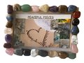 Natural Gemstone Picture Frame - Healing Crystal Decor - Boho Chic Frame for Photos - Unique Handmade Gift