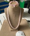 Rose Quartz Healing Jewelry set - Beaded Gemstone Jewelry for Love, Energy , Protection