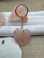 Himalayan Salt Heart and Butterfly Keychain | Healing Crystal Accessory | Natural Minerals for Relaxation & Wellness