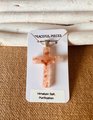 Himalayan Salt Healing Cross Necklace | Protection Jewelry Pendant for Mindful Living & Wellness