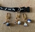 Nautical Pet Charm| Gemstone Pet Collar Charm with Nautical Vibes| Unique Gift for Dogs and Cats| Purse Accessory