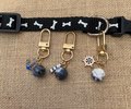 Nautical Pet Charm| Gemstone Pet Collar Charm with Nautical Vibes| Unique Gift for Dogs and Cats| Purse Accessory