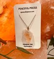 Himalayan Salt Protection Necklace Pendant, Natural Crystal Healing Jewelry, Energy Balancing Gift for Wellness & Spirituality