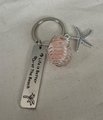 Himalayan Salt Protection Keychain with Starfish and Beach Quote | Beach Themed Car Keychain for Purification and Good Vibes