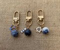 Nautical Pet Charm| Gemstone Pet Collar Charm with Nautical Vibes| Unique Gift for Dogs and Cats| Purse Accessory
