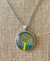 Tree of Life Pendant Necklace, Bohemian Calming Jewelry, Spiritual Gift for Women, Interconnectedness of Life,