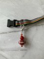 Pet Protection Collar Charm  | Dog Collar Accessory for Football Fans | Gemstone Pet Gift