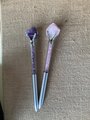 Raw crystal chip pens, gemstone crystal pens with quartz,gift, meditation, energy healing