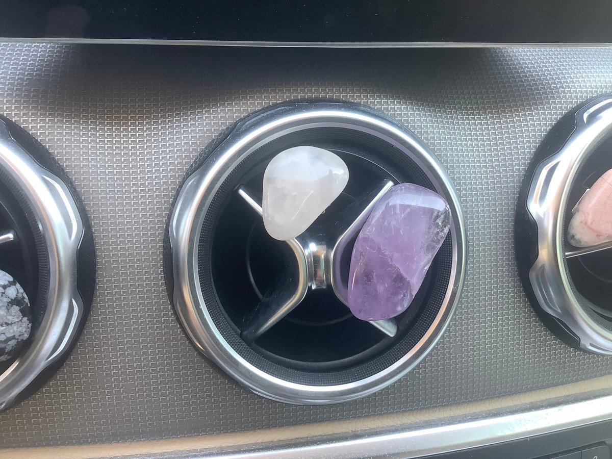 Crystal car protection stones, crystal car vent clips,air vent crystals,crystal gemstone car accessory. Gemstone car air vent charm.