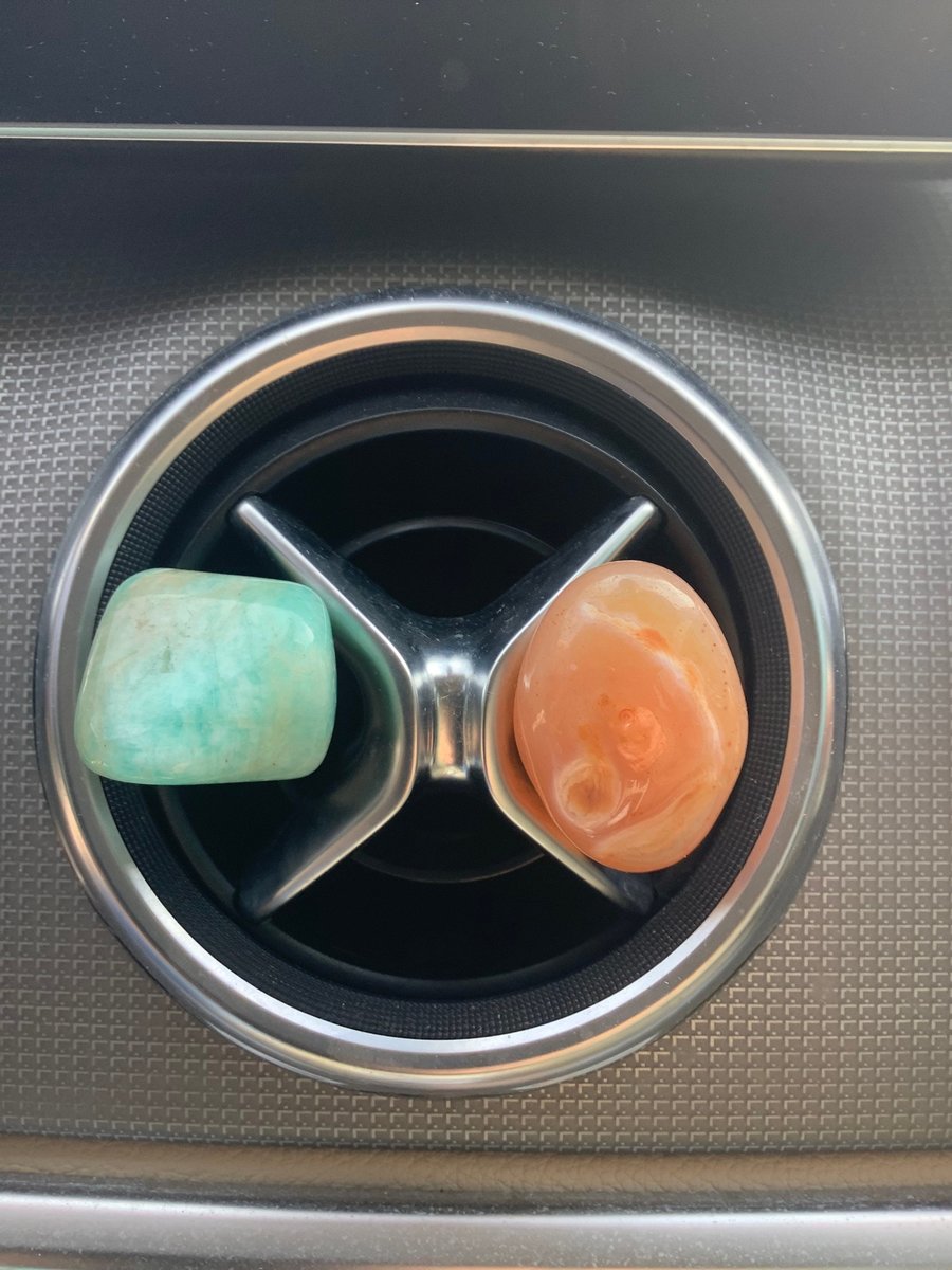 Crystal Car Protection Stones - Gemstone Air Vent Charm - Car Vent Clips - Crystal Gemstone Car Accessory