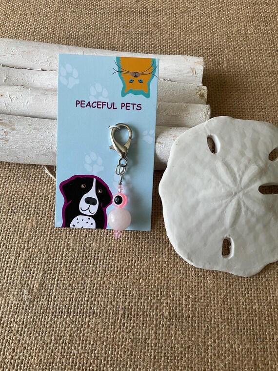 Pet Protection Charm, Evil Eye and Healing gemstones for pet safety ,  Purse charm.