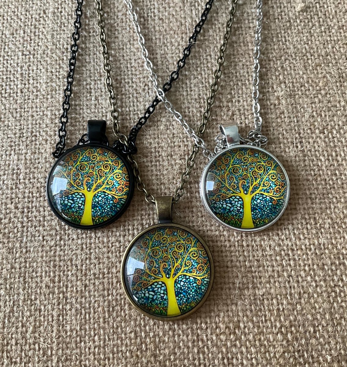 Tree of Life Pendant Necklace, Bohemian Calming Jewelry, Spiritual Gift for Women, Interconnectedness of Life,