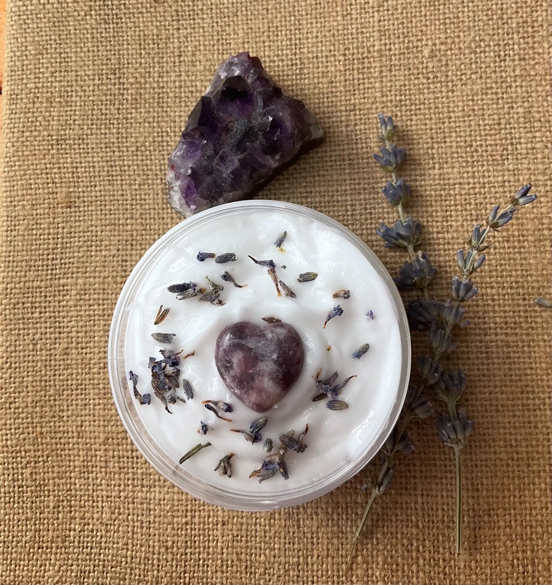 Argon Oil Whipped Body Butter with Lavender, Spa Gift, Skin Moisturizer