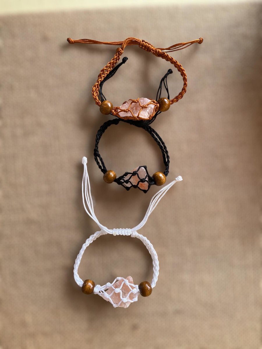 Himalayan Salt Woven Bracelet/Anklet.