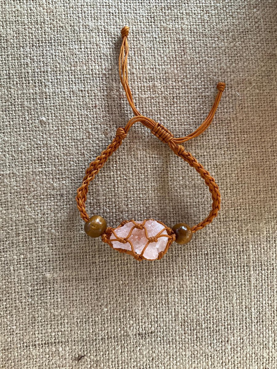 Himalayan Salt Woven Bracelet/Anklet.