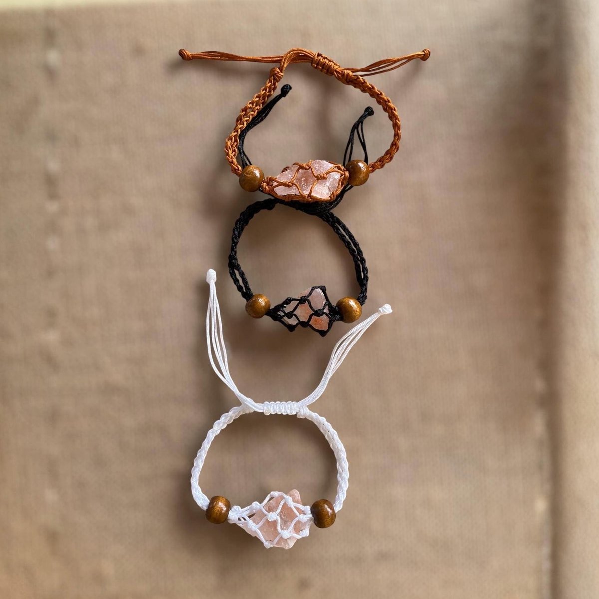 Himalayan Salt Woven Bracelet/Anklet.