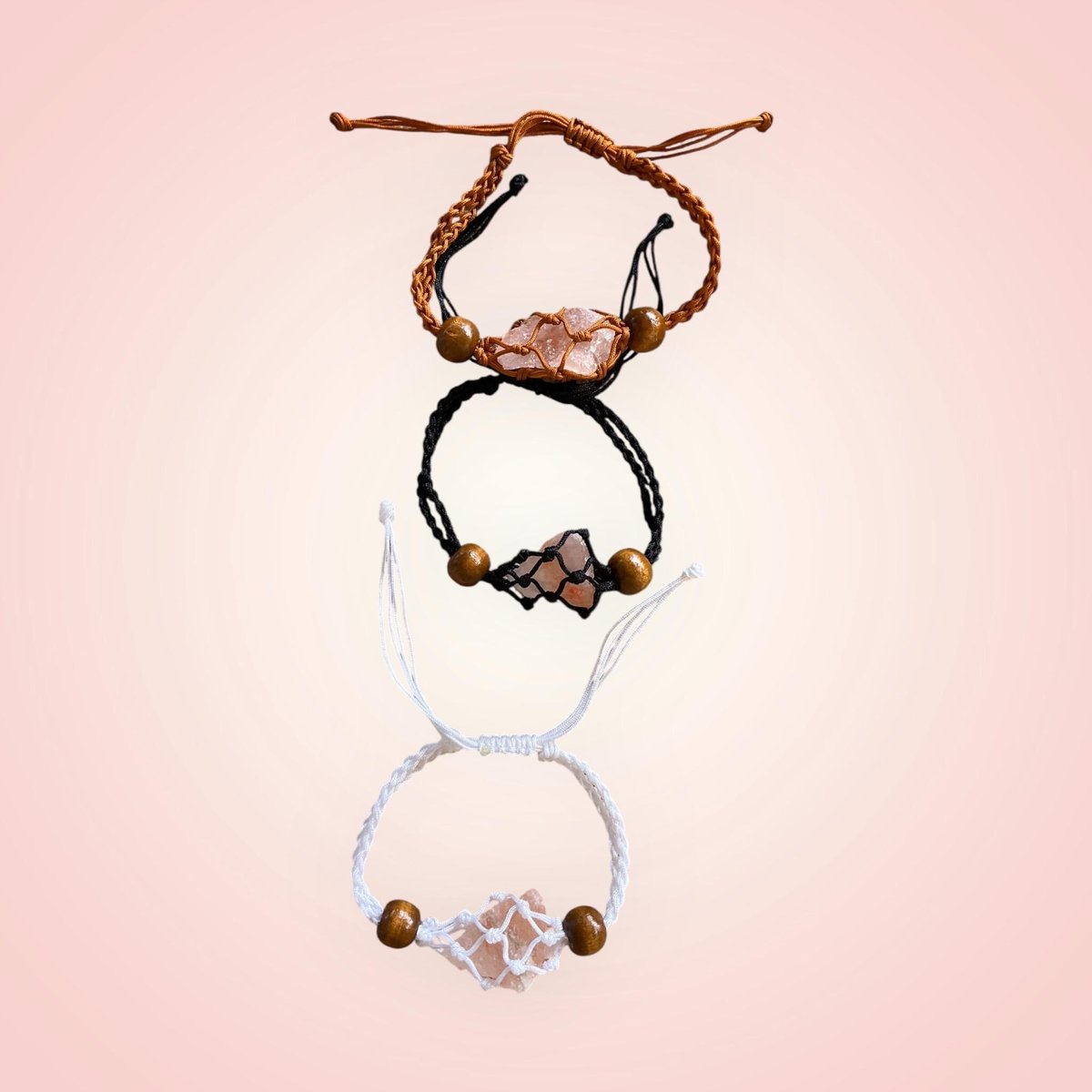 Himalayan Salt Woven Bracelet/Anklet.