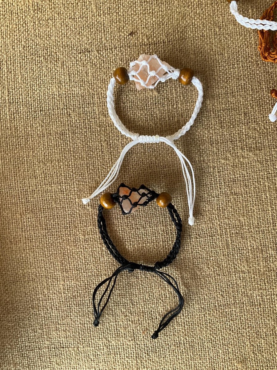 Himalayan Salt Woven Bracelet/Anklet.