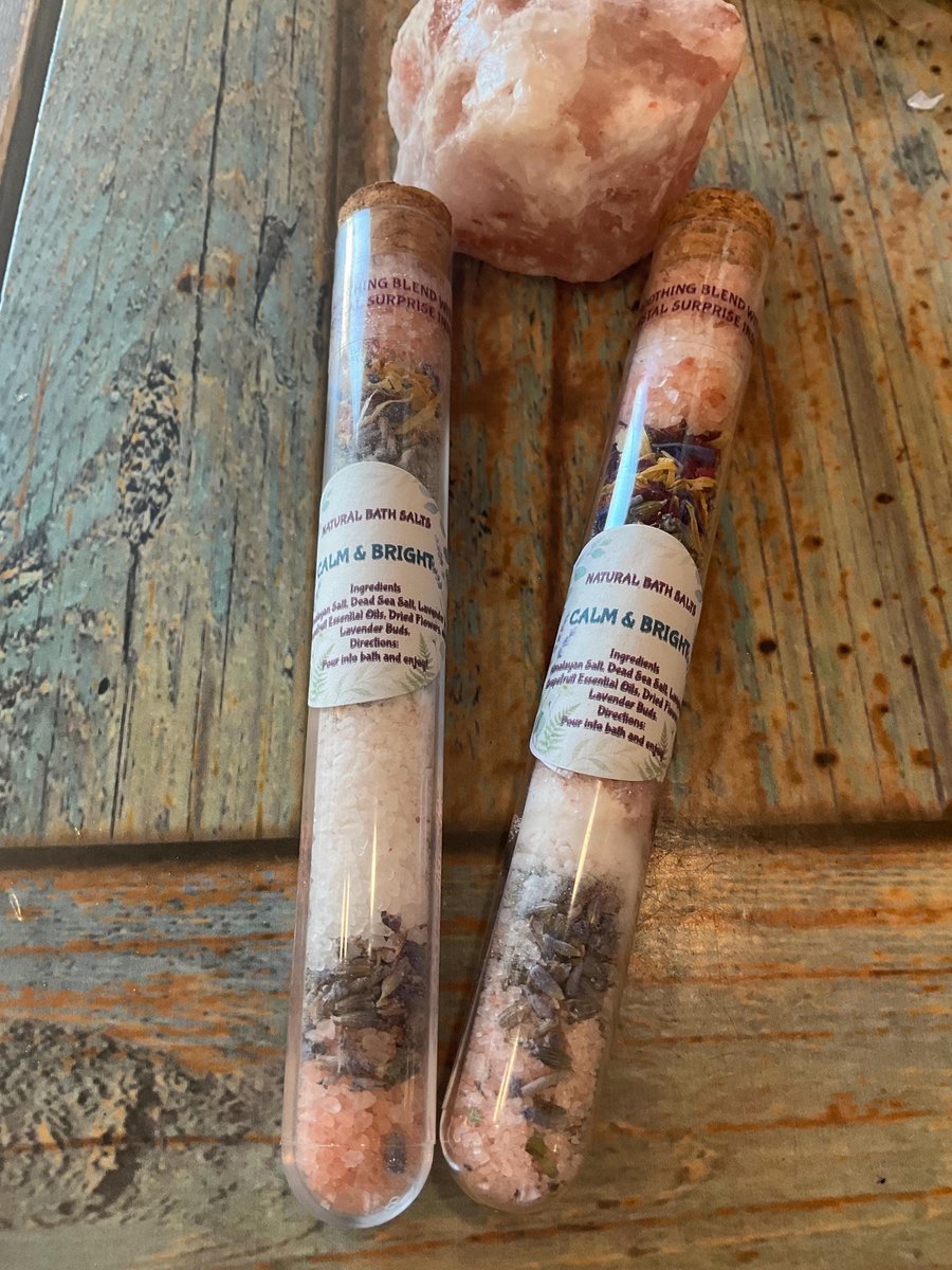 Natural Himalayan Bath Salts with Rose Quartz Surprise | Healing Dead Sea & Mineral Spa Soak,