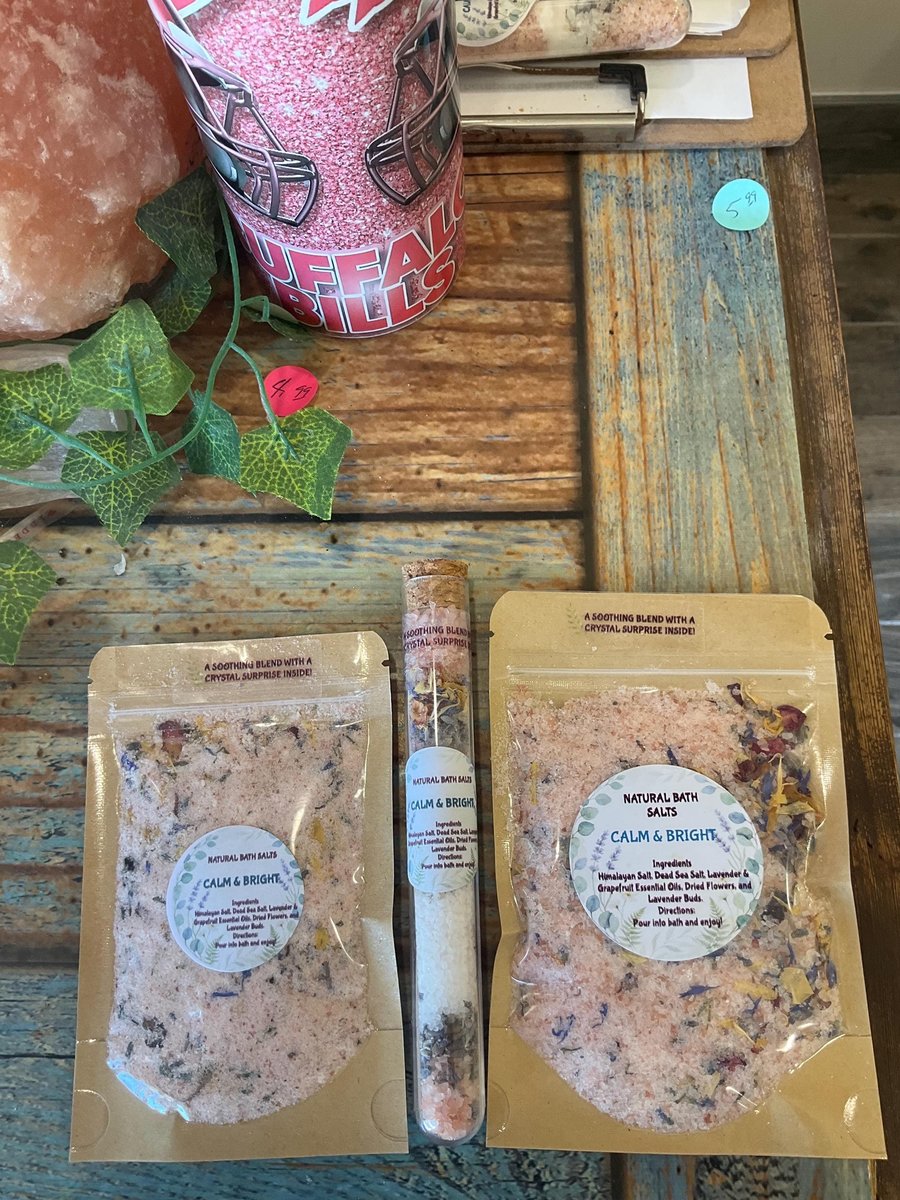 Natural Himalayan Bath Salts with Rose Quartz Surprise | Healing Dead Sea & Mineral Spa Soak,