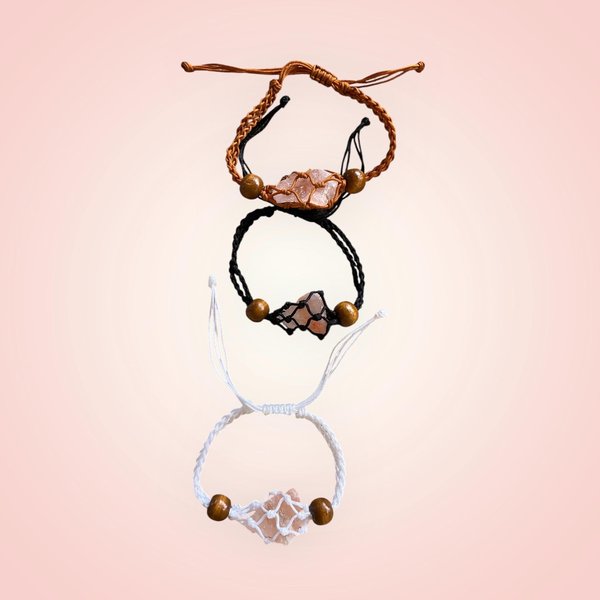 Himalayan Salt Woven Bracelet/Anklet.